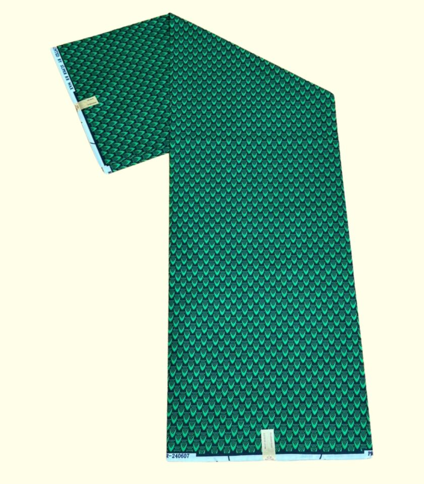 Green Hollandis Ankara fabric